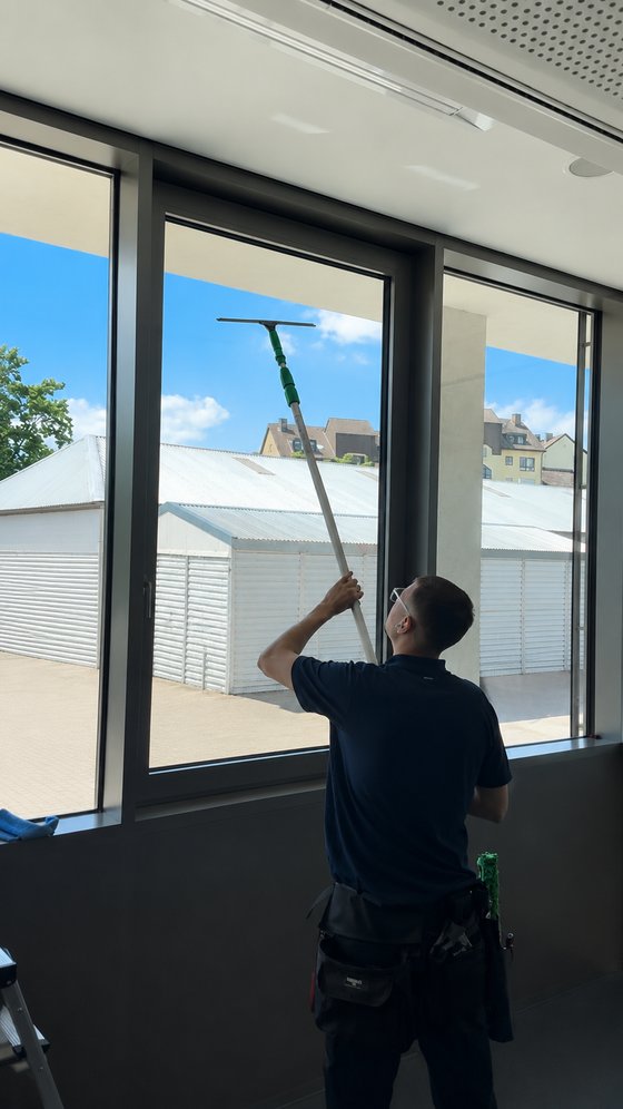 Fensterreinigung von innen
